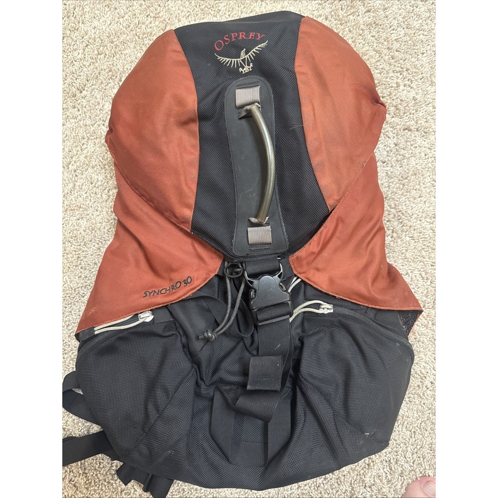 Osprey Synchro 30 Military Tactical Backpack Ruck Rust Orange Hiking Camping GUC